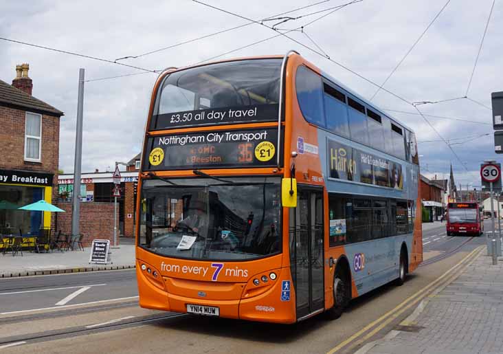 Nottingham Scania N230UD ADL Enviro400 628